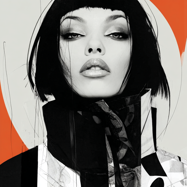 Mannequin — bannière mode, défilé conceptuel