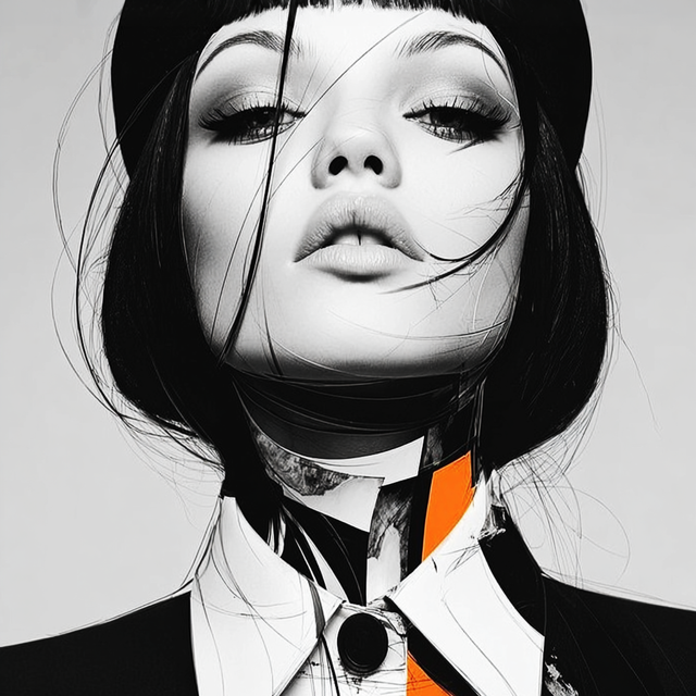 Mannequin — format vertical, esthétique magazine